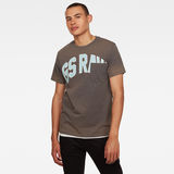 G-Star RAW® T-shirt Collegic GR Pocket Gris