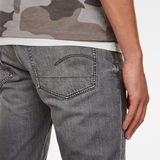 G-Star RAW® 3301 Denim Shorts Black model back zoom