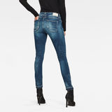 G-Star RAW® Lynn Mid Skinny Ripped Edge Ankle Jeans Medium blue