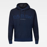 G-Star RAW® Gsraw Hooded Knit Sweater Dark blue flat front