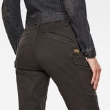 G-Star RAW® Blossite G-shape Army High Skinny Pants Grey model back zoom