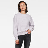 G-Star RAW® Loose Sweater Purple model front