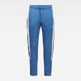 G-Star RAW® Pantalon de survêtement Side Stripe Bleu moyen flat front