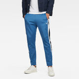 G-Star RAW® Pantalon de survêtement Side Stripe Bleu moyen model front