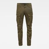 G-Star RAW® 3D Cargo Straight Tapered Pant Green flat front