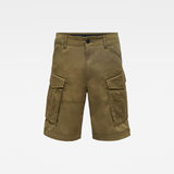 G-Star RAW® Loose 1/2-Length Cargo Shorts Green flat front