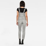 G-Star RAW® Eyevi Slim Jumpsuit Grey model back zoom