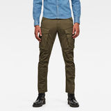 G-Star RAW® 3D Cargo Straight Tapered Pant Green model front