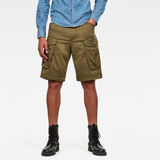 G-Star RAW® Loose 1/2-Length Cargo Shorts Green model front