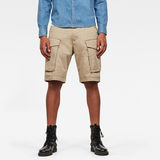 G-Star RAW® Loose 1/2-Length Cargo Shorts Brown model front