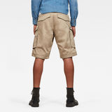 G-Star RAW® Loose 1/2-Length Cargo Shorts Brown model back