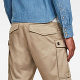 G-Star RAW® Loose 1/2-Length Cargo Shorts Brown model back zoom
