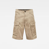 G-Star RAW® Loose 1/2-Length Cargo Shorts Brown flat front