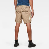 G-Star RAW® Jungle Cargo Shorts Brown model back