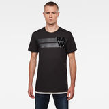 G-Star RAW® Raw. Stripe Graphic T-Shirt Black