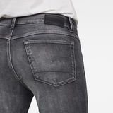 G-Star RAW® 3301 Mid Skinny Ripped Edge Ankle Jeans Grey