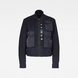 G-Star RAW® 3D Wool Bomber Jacket Dark blue flat front
