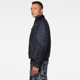 G-Star RAW® Arc 3D Slim Padded Jacket PM Dark blue model side