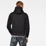G-Star RAW® Utility Hooded Softshell Jacket Black model back
