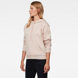 G-Star RAW® Premium Core Hooded Sweater Beige model side
