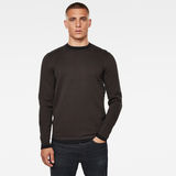 G-Star RAW® Motac Straight Knitted Sweater Grey model front