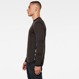 G-Star RAW® Motac Straight Knitted Sweater Grey model side