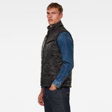 G-Star RAW® Attacc Heatseal Quilted Vest Black model side