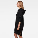 G-Star RAW® Graphic Text Hooded Dress Black