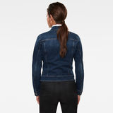 G-Star RAW® 3301 Slim Jacket Dark blue model back