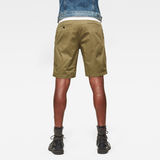 G-Star RAW® Straight Chino 1\2 Length Shorts Green model back