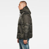 G-Star RAW® Quilted Puffer Jacket Grey model side