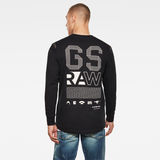 G-Star RAW® Tape Logo Lash T-Shirt Black