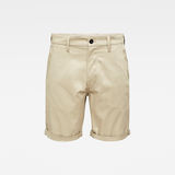 G-Star RAW® Straight Chino 1\2 Length Shorts Beige flat front