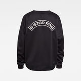 G-Star RAW® Multi GR Relaxed Sweater Black flat back