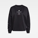 G-Star RAW® Multi GR Relaxed Sweater Black flat front