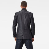 G-Star RAW® Tuxedo Blazer Dark blue model back