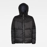 G-Star RAW® Quilted Puffer Jacket Black flat front