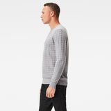 G-Star RAW® Core Table Knitted Sweater Grey model side