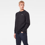 G-Star RAW® Lash Sweater Black model side