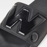 G-Star RAW® Cart slide II Sandals Black sole view