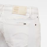 G-Star RAW® 3301 Slim Shorts White flat front