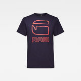 G-Star RAW® Logo Originals T-Shirt Dark blue