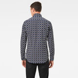 G-Star RAW® 3301 Slim Shirt Allover Medium blue