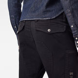 G-Star RAW® Flight Cargo 3D Skinny Pants Black model back zoom