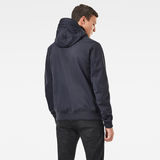 G-Star RAW® Utility Hooded Softshell Jacket Dark blue model back