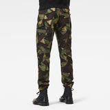 G-Star RAW® Roxic straight tapered cargo pant Green model back