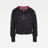 G-Star RAW® E Double Matelasse 3 In 1 Jacket Black flat front