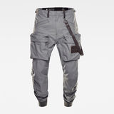 G-Star RAW® Pantalones E Relaxed Tapered Cargo Gris model back