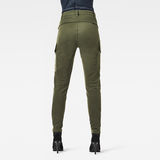 G-Star RAW® High G-Shape Cargo Skinny Pants Green model back