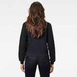 G-Star RAW® Graphic Graw Straight Sweater Black model back